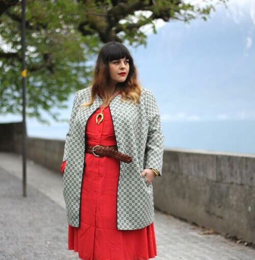 پالتو طرح دار و باکلاس