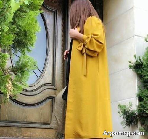 مانتوی زرد 2020