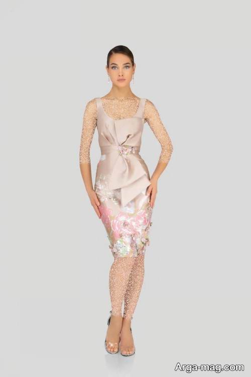 طرح پیراهن شب