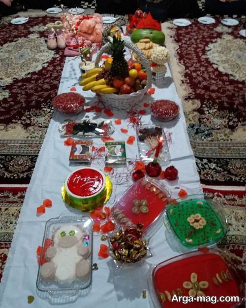 تزیین سفره شب یلدا