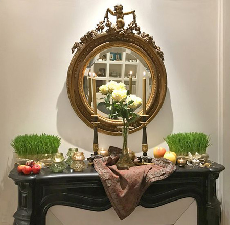 عکس سفره هفت سین,تزیین سفره هفت سین