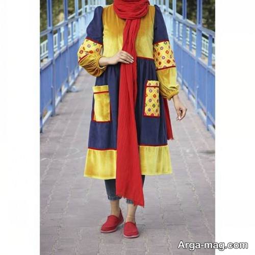 مانتو بلند فانتزی