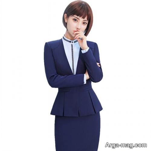 کت دامن سرمه ای دخترانه