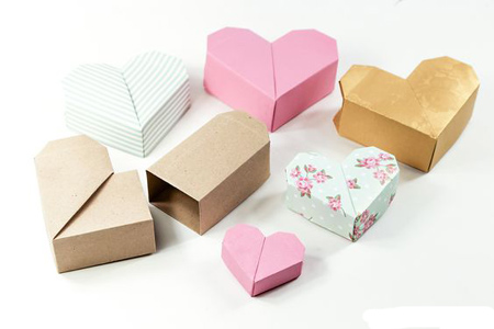 باکس هدیه قلبی, آموزش ساخت باکس هدیه