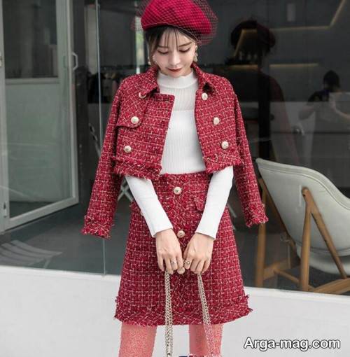 کت و دامن دخترانه