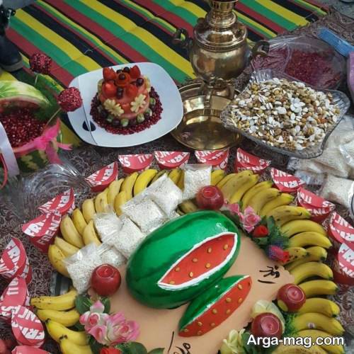 تزیین سفره برای شب یلدا