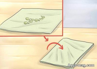 محصور کردن هسته با حوله