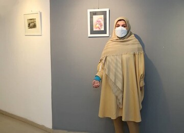 برپایی نمایشگاهی از نقاشی‌هایی که لیلا مهرور، با انگشتان پا کشیده است