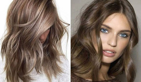 رنگ موی نسکافه ای, ترکیب رنگ موی نسکافه ای, ترکیب های رنگ موی نسکافه ای