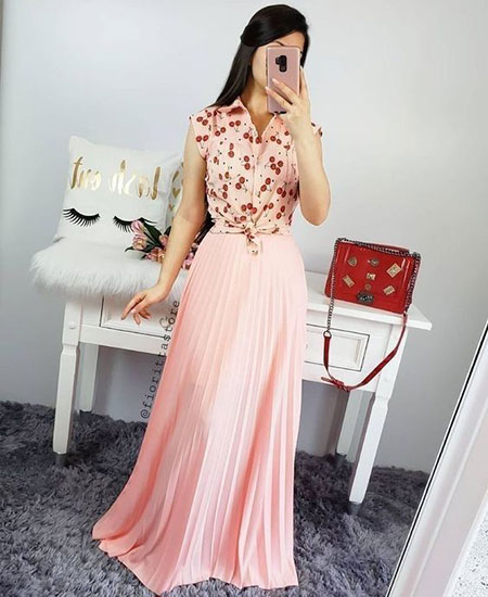 مدل دامن دخترانه،دامن بلند دخترانه دامن بلند دختران نوجوان, شیک ترین مدل دامن های بلند