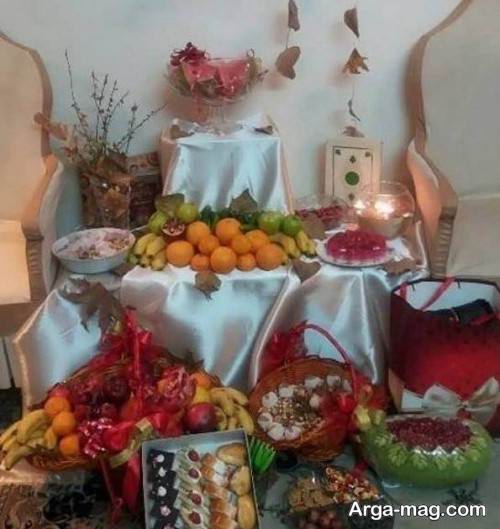 چیدمان سفره شب یلدا