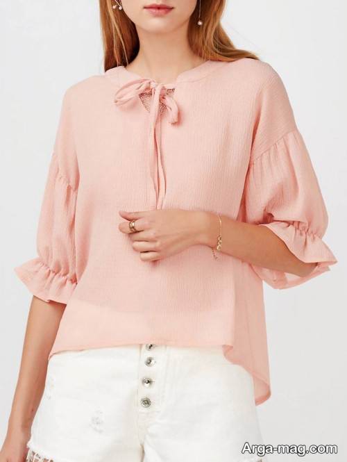 بلوز رنگ روشن زنانه