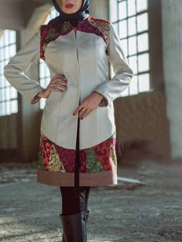 مانتو  چند تکه برای خانم های میانسال