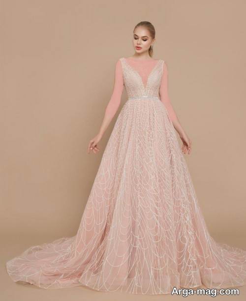 مدل پیراهن بلند برای بله برون