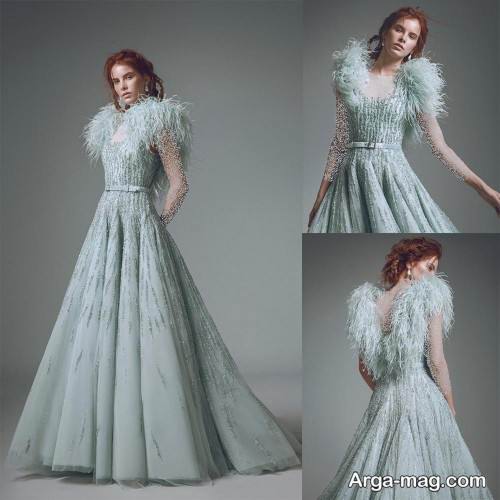 مدل پیراهن بله برون زیبا و جدید