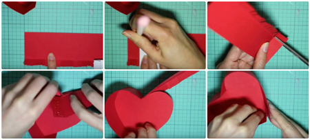 باکس هدیه به شکل قلب, ایده هایی برای ساخت باکس هدیه