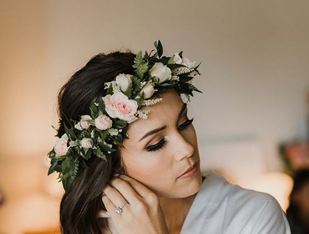 مدل حلقه های گل نامزدی, مدل تاج و حلقه گل نامزدی برای عروس