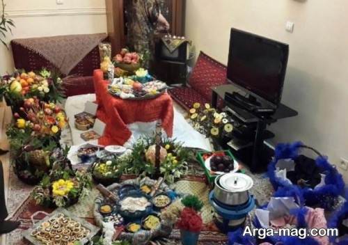چیدمان سفره شب یلدا