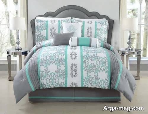 مدل روکش طرح دار تخت خواب