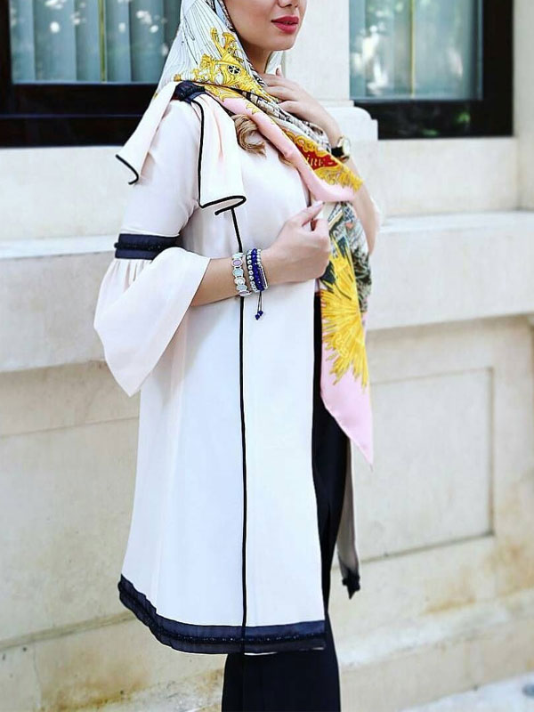 مانتو کوتاه برای خانم های میانسال