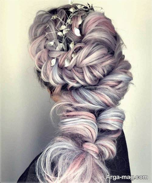 مدل آرایش موی نیمه باز