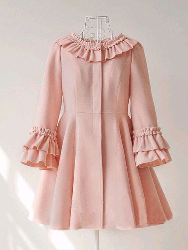 مدل مانتو آستین پلیسه دخترانه