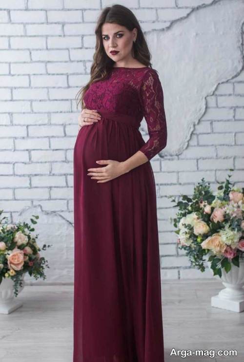 لباس آستین دار مخصوص بارداری