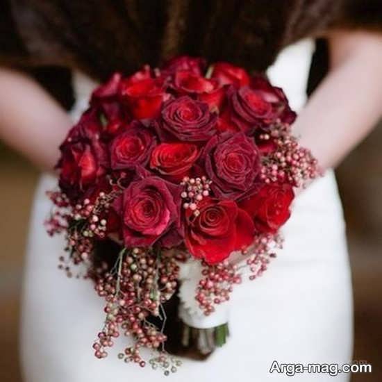 تزیینات شیک دسته گل عروس