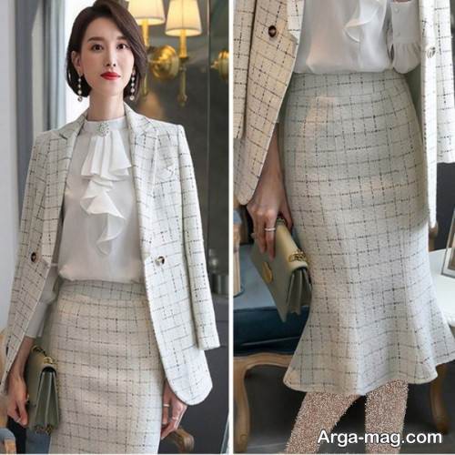 کت دامن بلند دخترانه