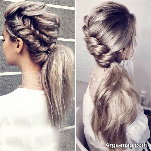 مدل شینیون موی 99 شیک و زیبا