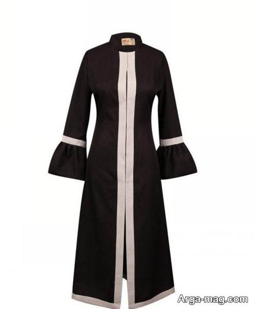 مانتو دو رنگ زنانه