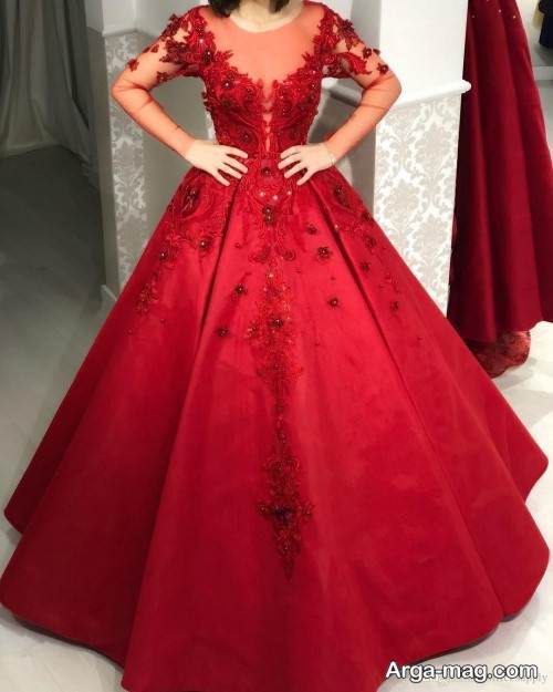 مدل پیراهن شب بلند و زیبا