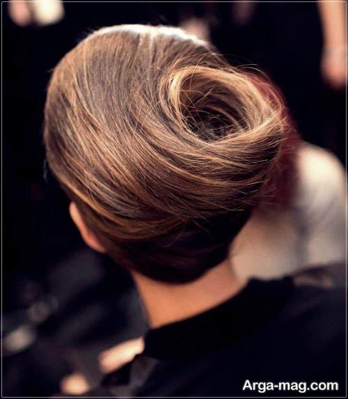 شینیون ساده مجلسی