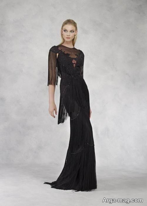 مدل پیراهن شب 2020 مشکی