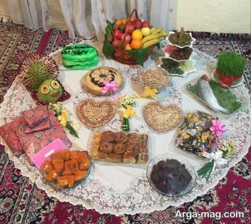 تزیین سفره مخصوص شب یلدا