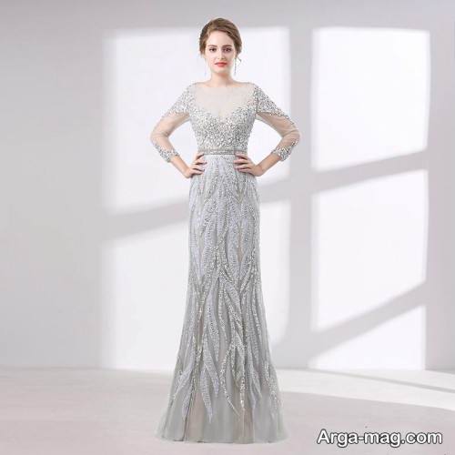 مدل لباس آستین دار برای بله برون