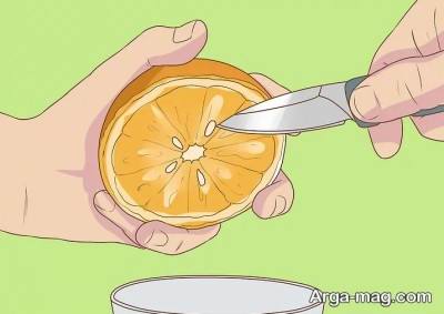 خارج کردن هسته پرتقال