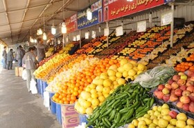 ثبات قیمت میوه و تره‌بار در بازار اهواز