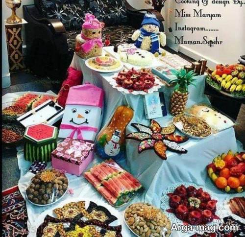سفره شب یلدا مخصوص نوعروس