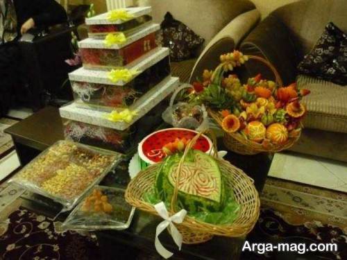 تزیین سفره شب یلدا