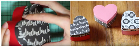 باکس هدیه قلبی, آموزش ساخت باکس هدیه