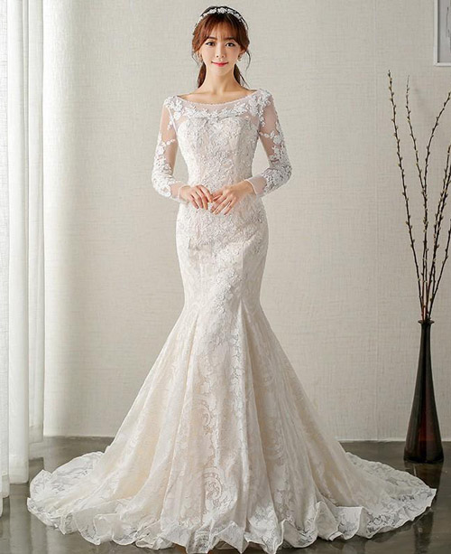 مدل لباس عروس برای افراد لاغر