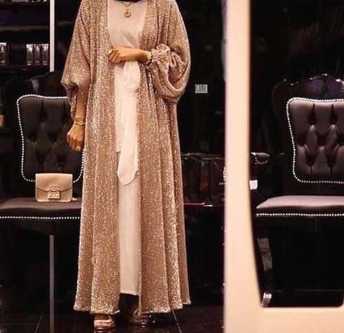 مانتو مجلسی لمه و صورتی