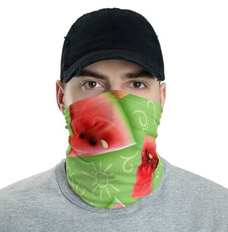 ماسک های ویژه ی شب یلدا, ماسک با طرح هندوانه