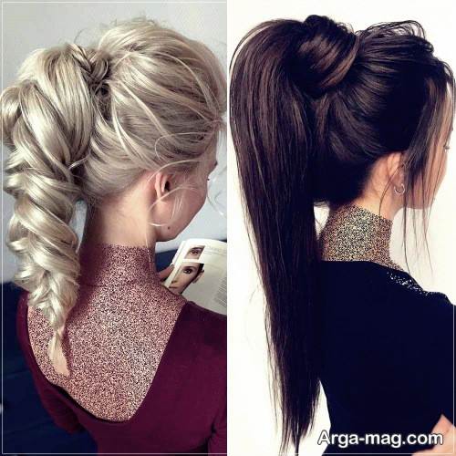 مدل آرایش موی نیمه باز