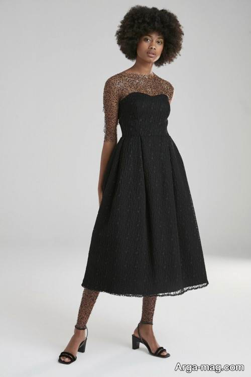 لباس دکلته مشکی