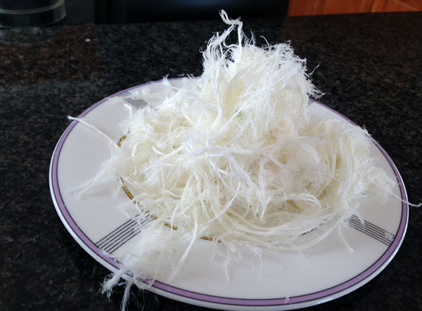 تزیین پشمک شب یلدا به روش ساده