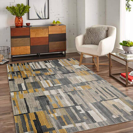 مدل فرش به رنگ های زرد و خاکستری،مدل فرش به رنگ سال 2021 فرش های خاکستری و زرد,فرش به رنگ 2021