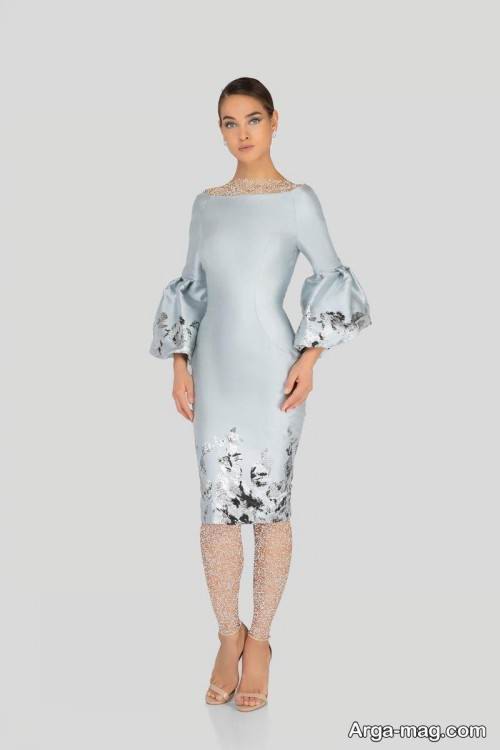 مدل لباس شب طرحدار و شیک