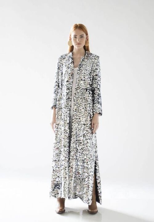 مانتو لمه پولکی و بلند دخترانه